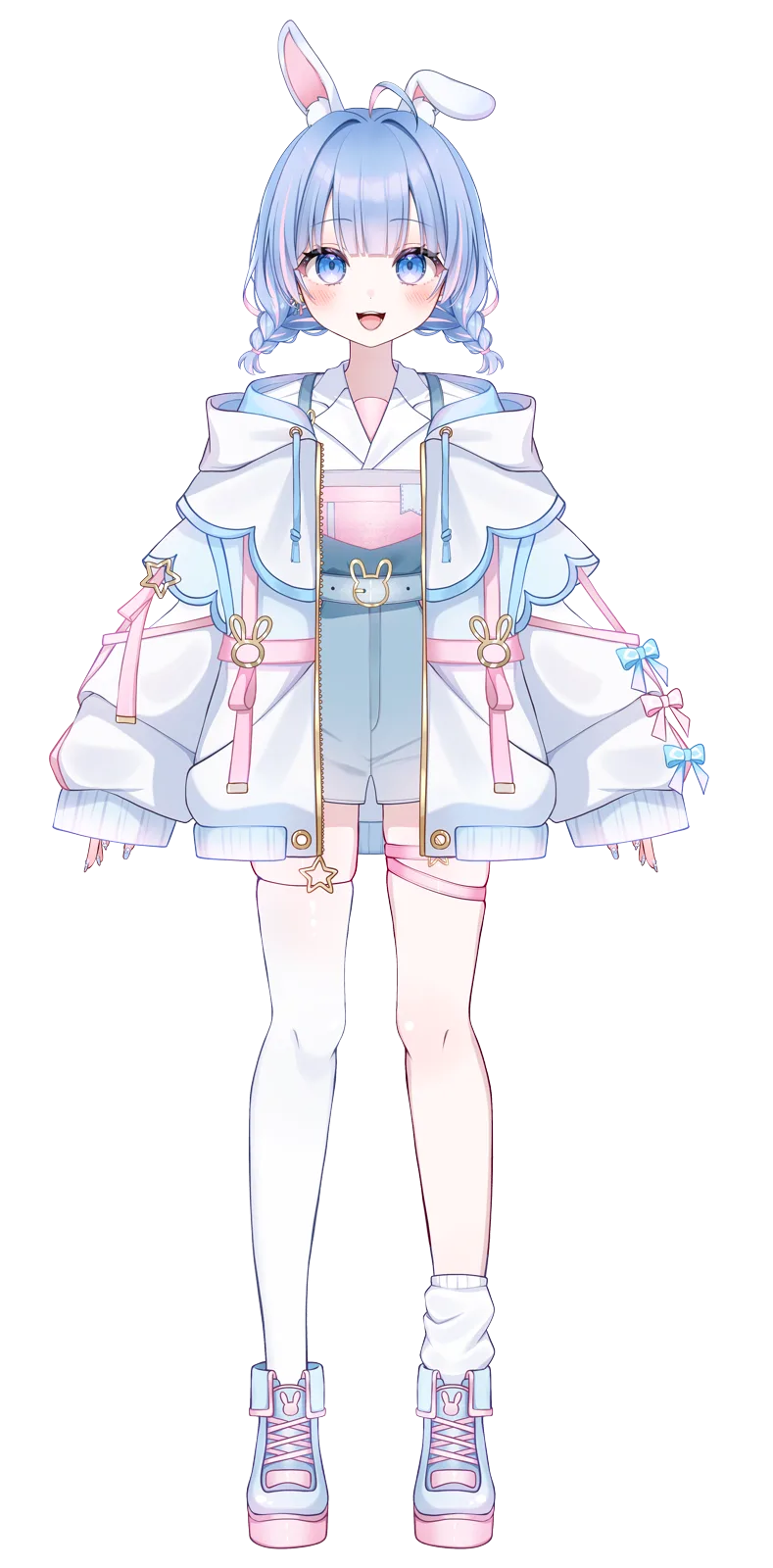 葵ましろ 立ち絵（三つ編み）